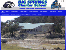 Tablet Screenshot of bigspringscharterschool.com